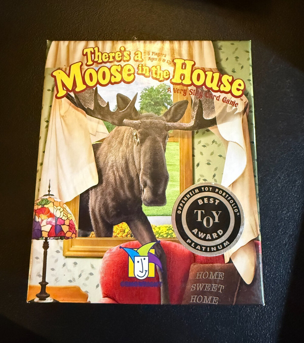 There's A Moose in the House Card Game 100% COMPLETE Gamewright 2009